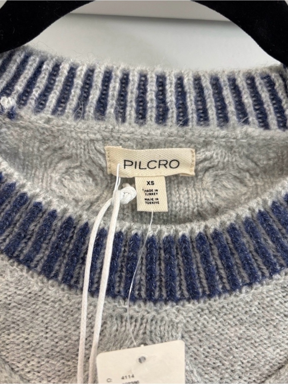 Anthropologie Pilcro Cable-Knit Embroidered Cozy Home Sweater - Picture 8 of 10